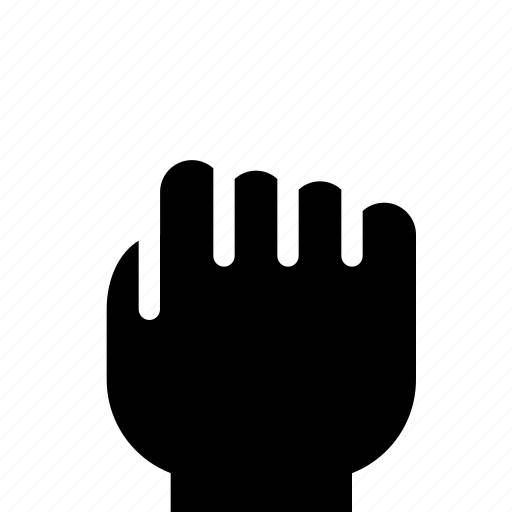 Finger, count, hand, gesture, back, zero, fist icon - Download on Iconfinder