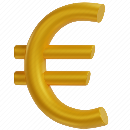 Euro, money, dollar, bank, banking, currency, coin 3D illustration - Download on Iconfinder