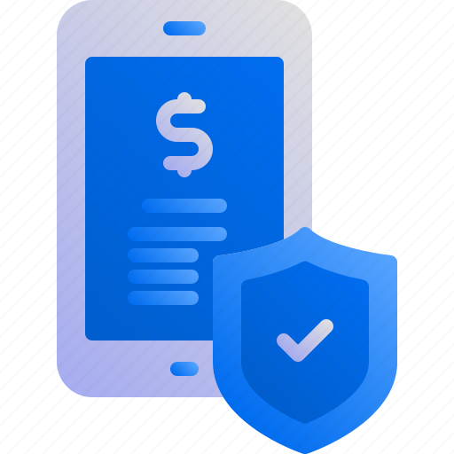 Mobile, payment, secure, shield, transaction icon - Download on Iconfinder