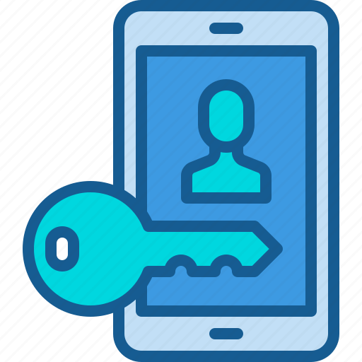 Handphone, key, lock, mobile, user icon - Download on Iconfinder