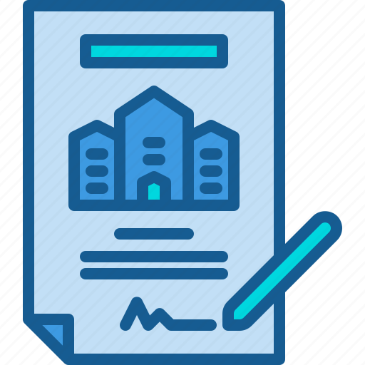 Agreement, contract, deal, house, mortgage icon - Download on Iconfinder