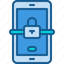 fintech, handphone, lock, mobile, security