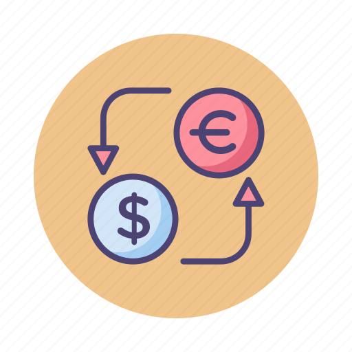 Currency, currency exchange, dollar, eur to usd, euro, exchange, usd to eur icon - Download on Iconfinder