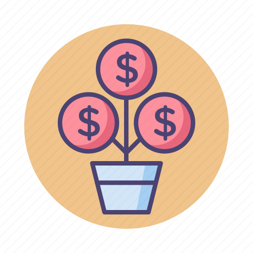 Growth, money plant, money tree icon - Download on Iconfinder
