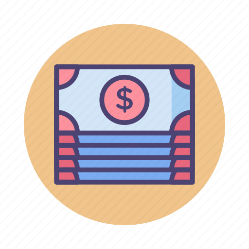 Banknotes, cash, dollar bills, money, payment icon - Download on Iconfinder