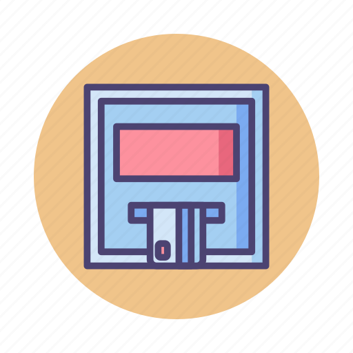 Atm, auto teller machine, bank, deposit, payment, withdrawal icon - Download on Iconfinder