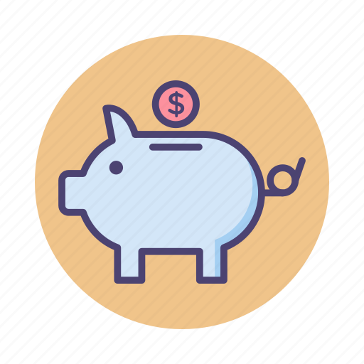 Bank, banking, piggy, piggy bank, save money, savings icon - Download on Iconfinder
