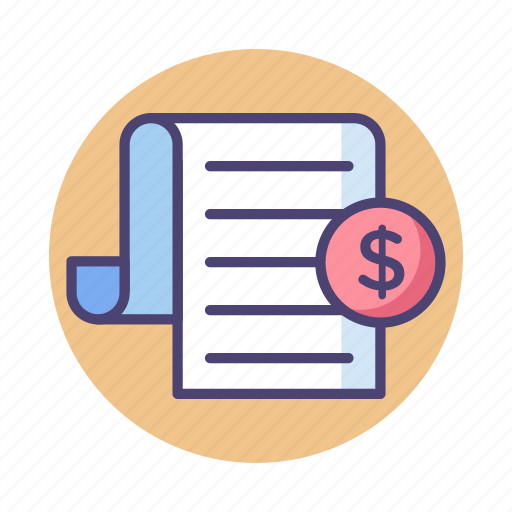 Bill, receipt, tax, taxes icon - Download on Iconfinder