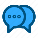 bubble, chat, message, communication, email, talk, mail