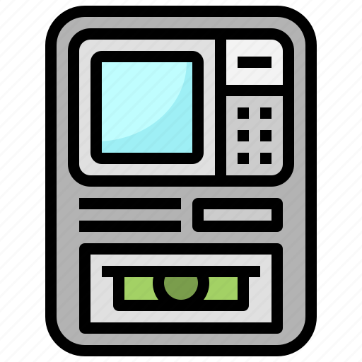 Atm, business, cash, finance, machine, point icon - Download on Iconfinder