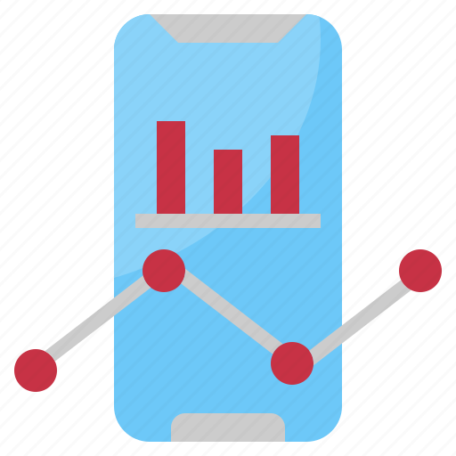 Analytics, cellphone, mobile, phone, smartphone, technology icon - Download on Iconfinder