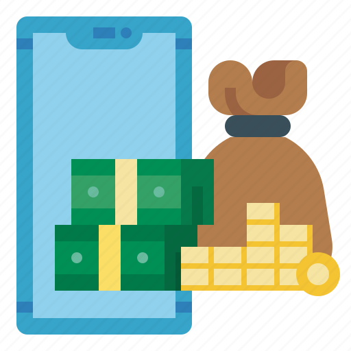 And, bag, business, finance, money, online, smartphone icon - Download on Iconfinder