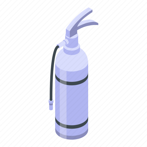 Cartoon, extinguisher, fire, isometric, logo, vab694, white icon - Download on Iconfinder