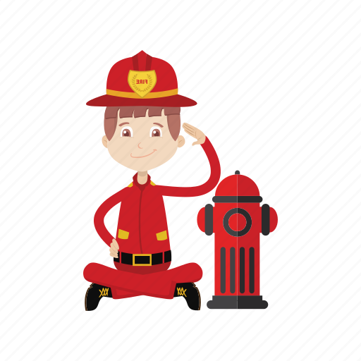 Extinguish fire, faucet, firefighter, rescue icon - Download on Iconfinder