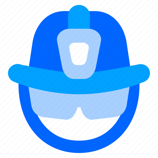 Helmet, firefighter, safety, security icon - Download on Iconfinder