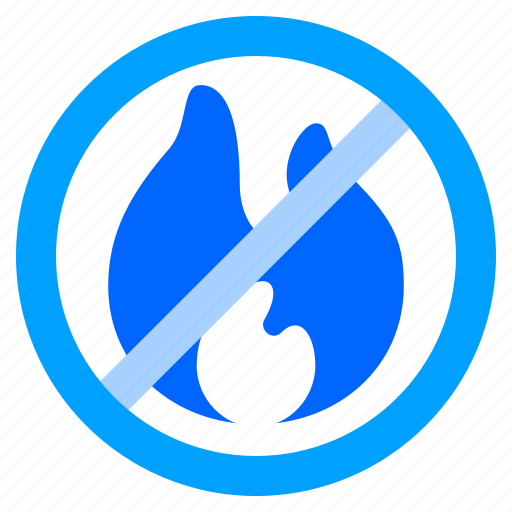 No, fire, allowed, flame, flames, not icon - Download on Iconfinder