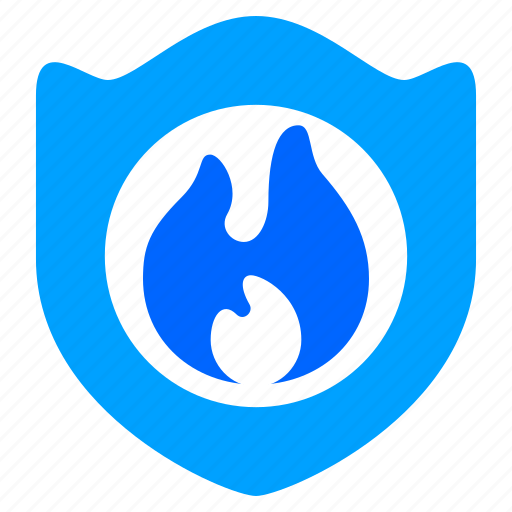 Shield, protection, protect, fire, burn, insurance icon - Download on Iconfinder