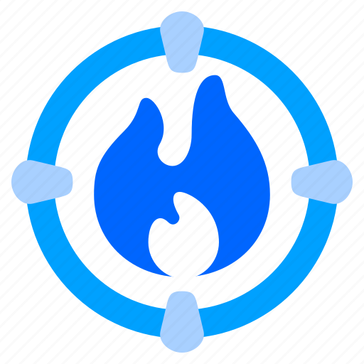 Target, fire, burn, flame, burning, objective icon - Download on Iconfinder