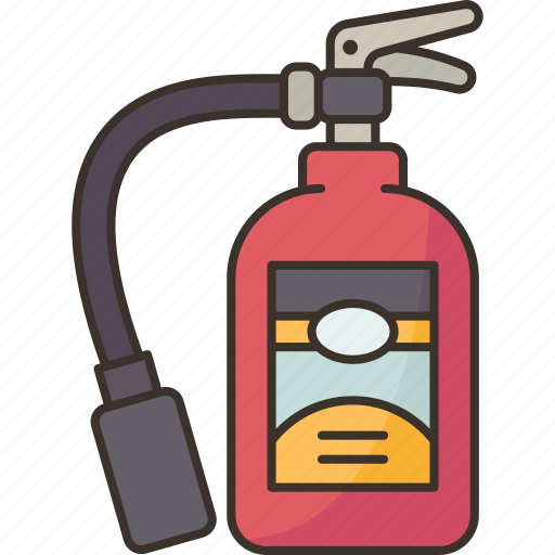 Fire, extinguisher, spray, emergency, safety icon - Download on Iconfinder