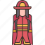 firefighter, rescue, crew, suit, uniform 
