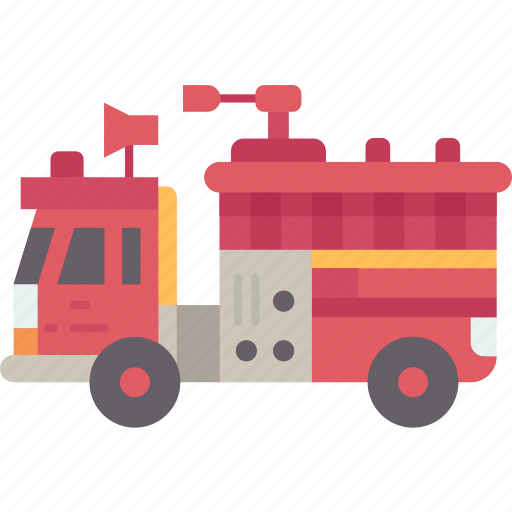 Fire, truck, emergency, rescue, vehicle icon - Download on Iconfinder