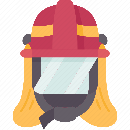 Helmet, firefighter, head, protection, uniform icon - Download on Iconfinder