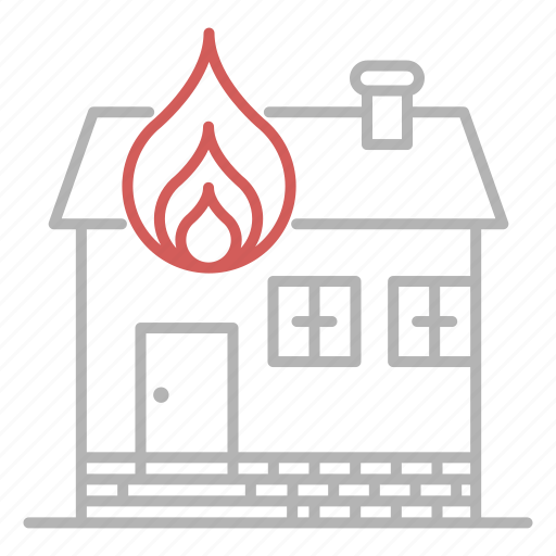 Estate, fire, fireman, house icon - Download on Iconfinder