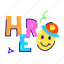 hero emoji, hero letters, hero word, hero font, hero text 