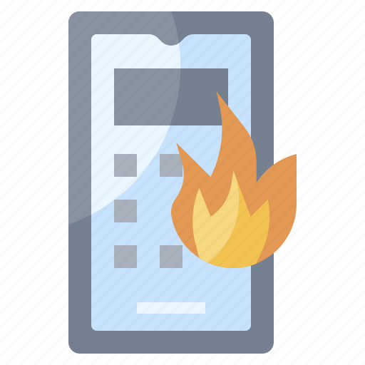 Bubble, call, chat, fire, flame, phone, receiver icon - Download on Iconfinder