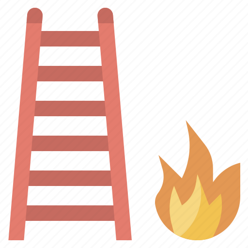 Construction, emergency, fire, firefighter, firefighting, ladder, tools icon - Download on Iconfinder