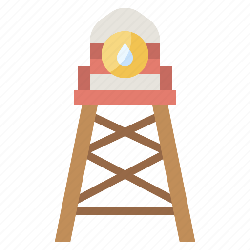 Architecture, city, deposit, firefighting, reservoir, tower, water icon - Download on Iconfinder