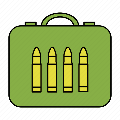 Ammunition, bullets, gun, weapon icon - Download on Iconfinder