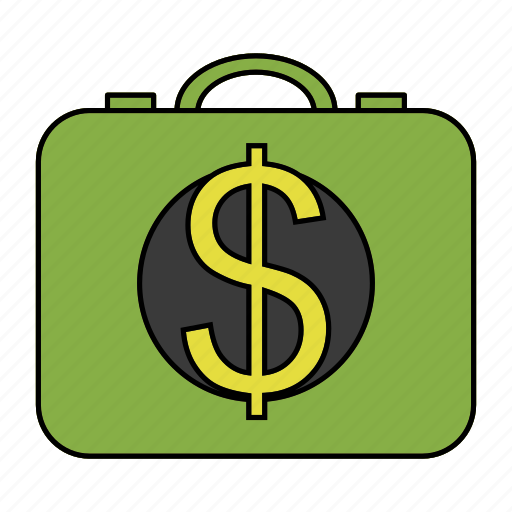 Briefcase, cash, dollar, ransom icon - Download on Iconfinder