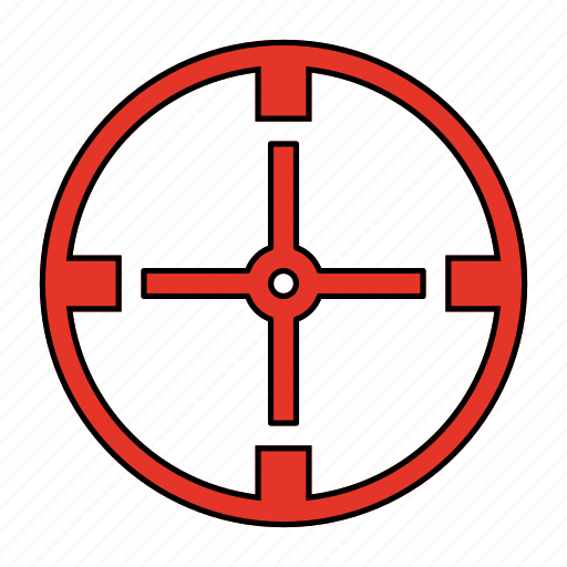 Aim, bullseye, sniper, target icon - Download on Iconfinder