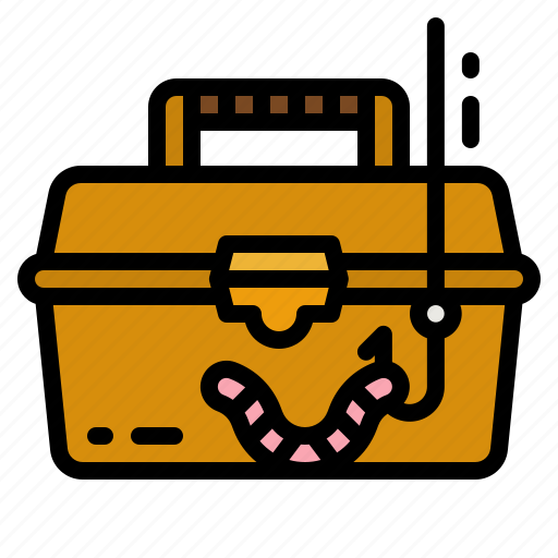 Download Bait Tackle Box Worms Hook Icon Download On Iconfinder