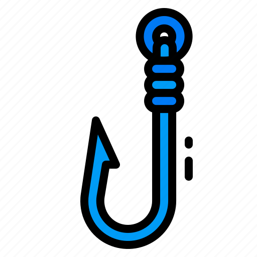 Hook, fishing, steel, sports, tool icon - Download on Iconfinder