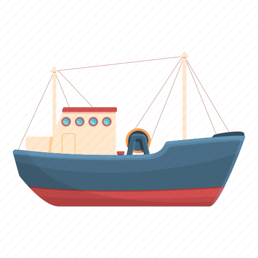 Fashionable, fishing, boat, sea icon - Download on Iconfinder