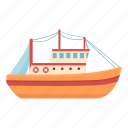 fishing, vessel, nautical, ship