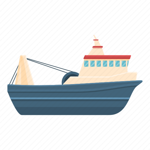 Large, fishing, boat, ship icon - Download on Iconfinder