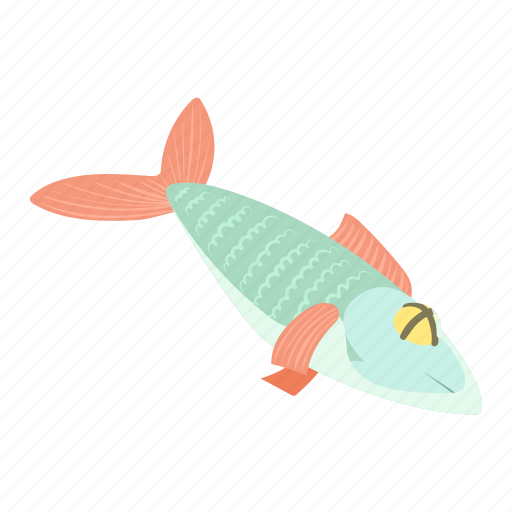 Cartoon, club, fish, fishing, food, river, shape icon - Download on Iconfinder