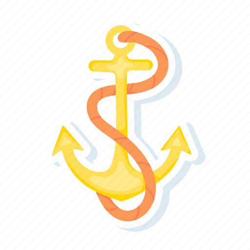 Sea anchor, anchor, boat anchor, boat stopper, fluke anchor icon - Download on Iconfinder