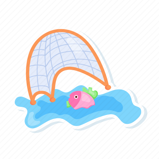 Fishing net, fishing gear, netting, fishing equipment, fishing mesh icon - Download on Iconfinder