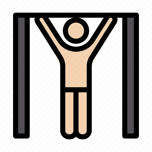 Chinup, pullup, exercise, gym, fitness icon - Download on Iconfinder
