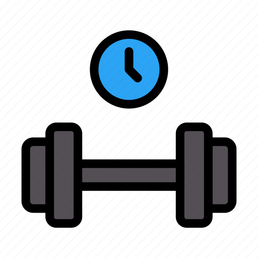 Gym, exercise, dumbbell, schedule, fitness icon - Download on Iconfinder