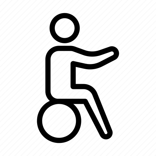 Exercise, gym, fitness, athlete, ball icon - Download on Iconfinder
