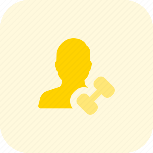 Avatar, dumbbell, person, fitness icon - Download on Iconfinder