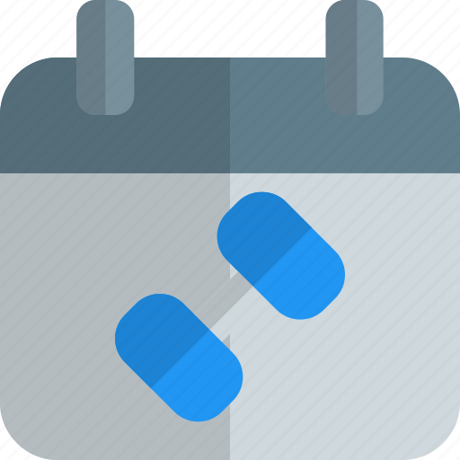 Calendar, dumbbell, schedule, fitness icon - Download on Iconfinder