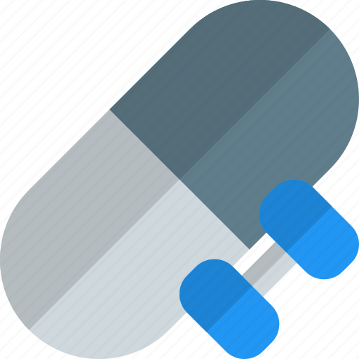 Capsule, dumbbell, pill, fitness icon - Download on Iconfinder