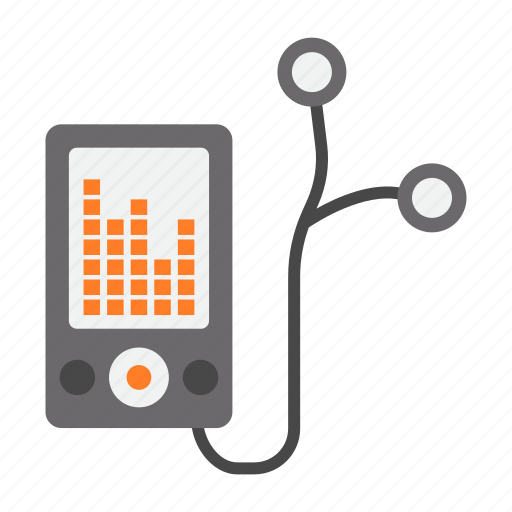 Audio, device, earphones, listen, mp, music, player icon - Download on Iconfinder
