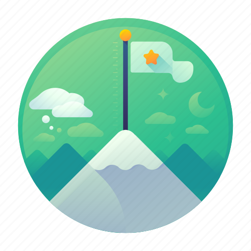 Climb, mountain, sucess, win icon - Download on Iconfinder